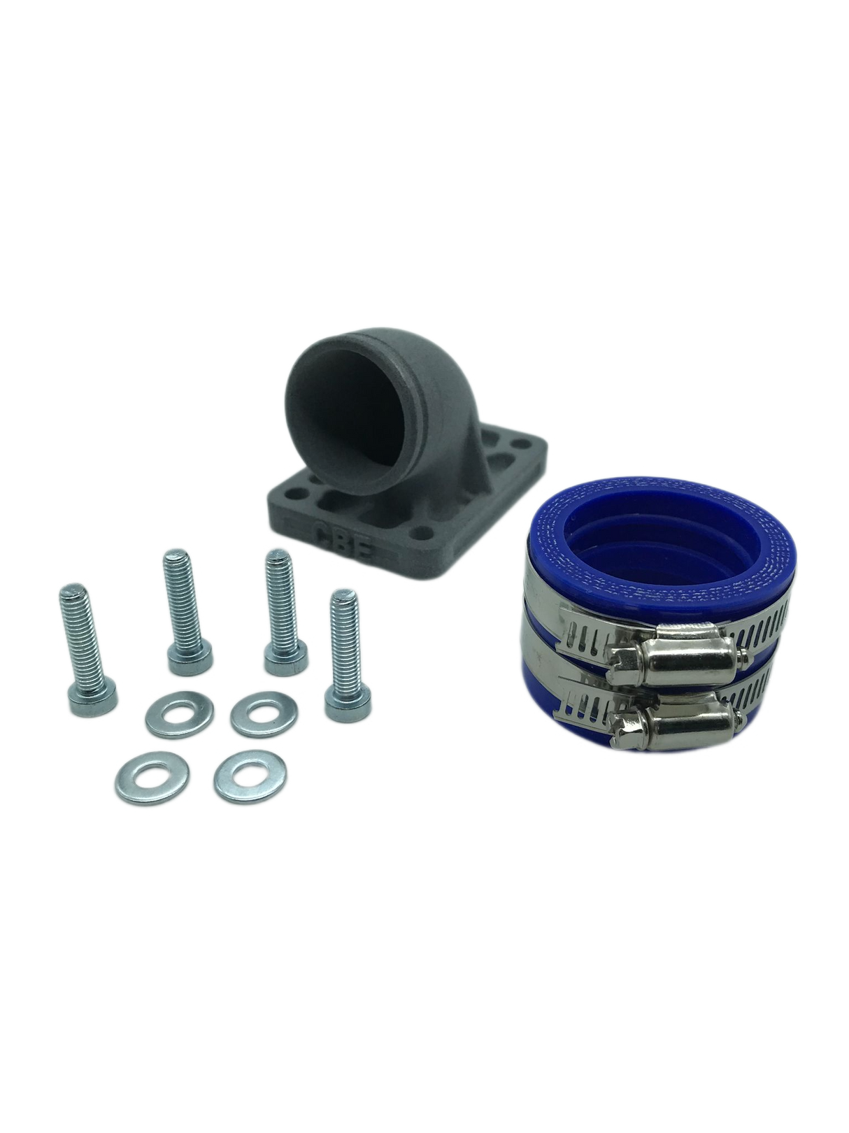 Pipe coudée Ø34 carter Malossi Peugeot 103 - PWK > Ø30mm