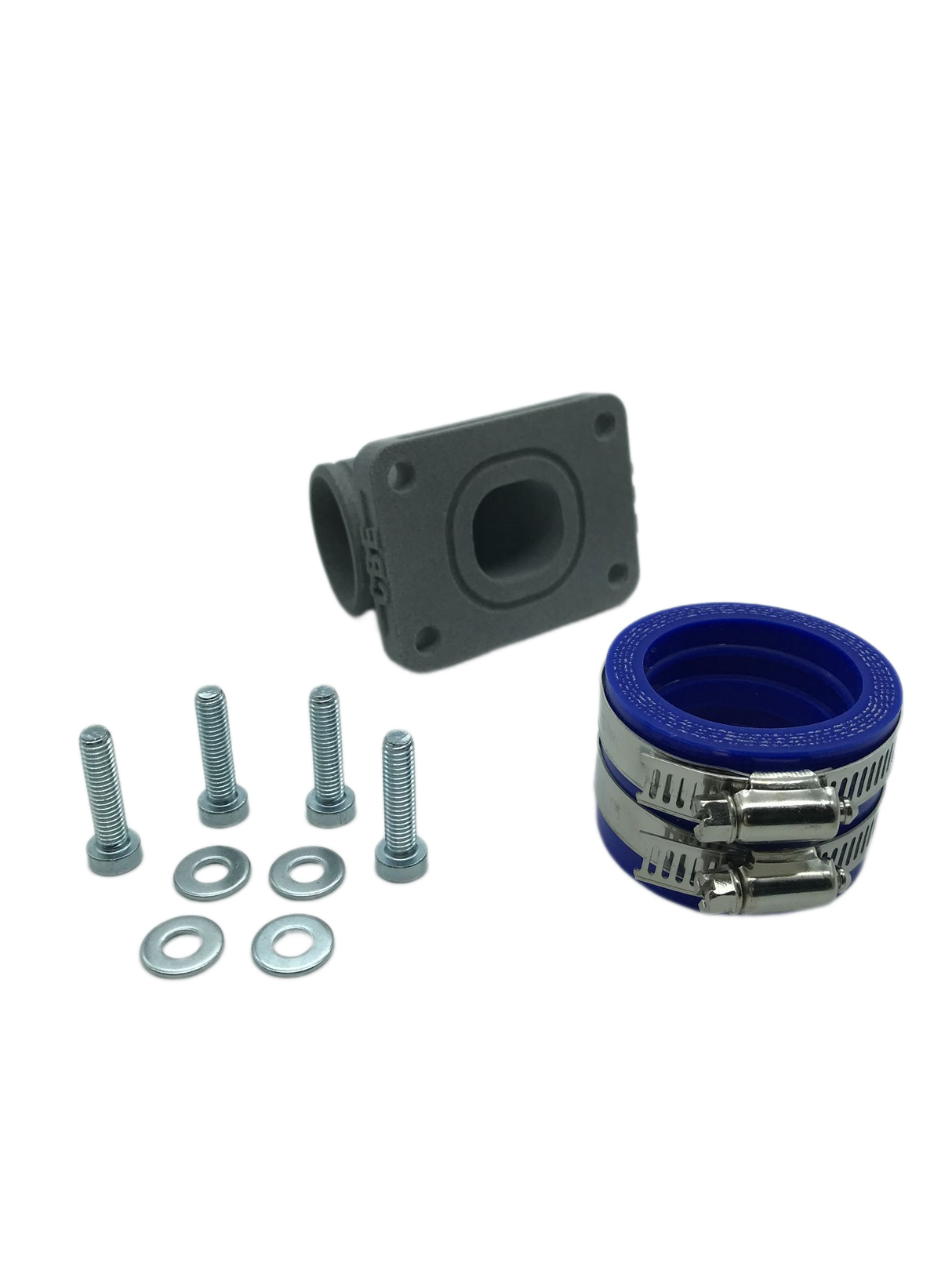 Pipe coudée Ø34 carter Malossi Peugeot 103 - PWK > Ø30mm