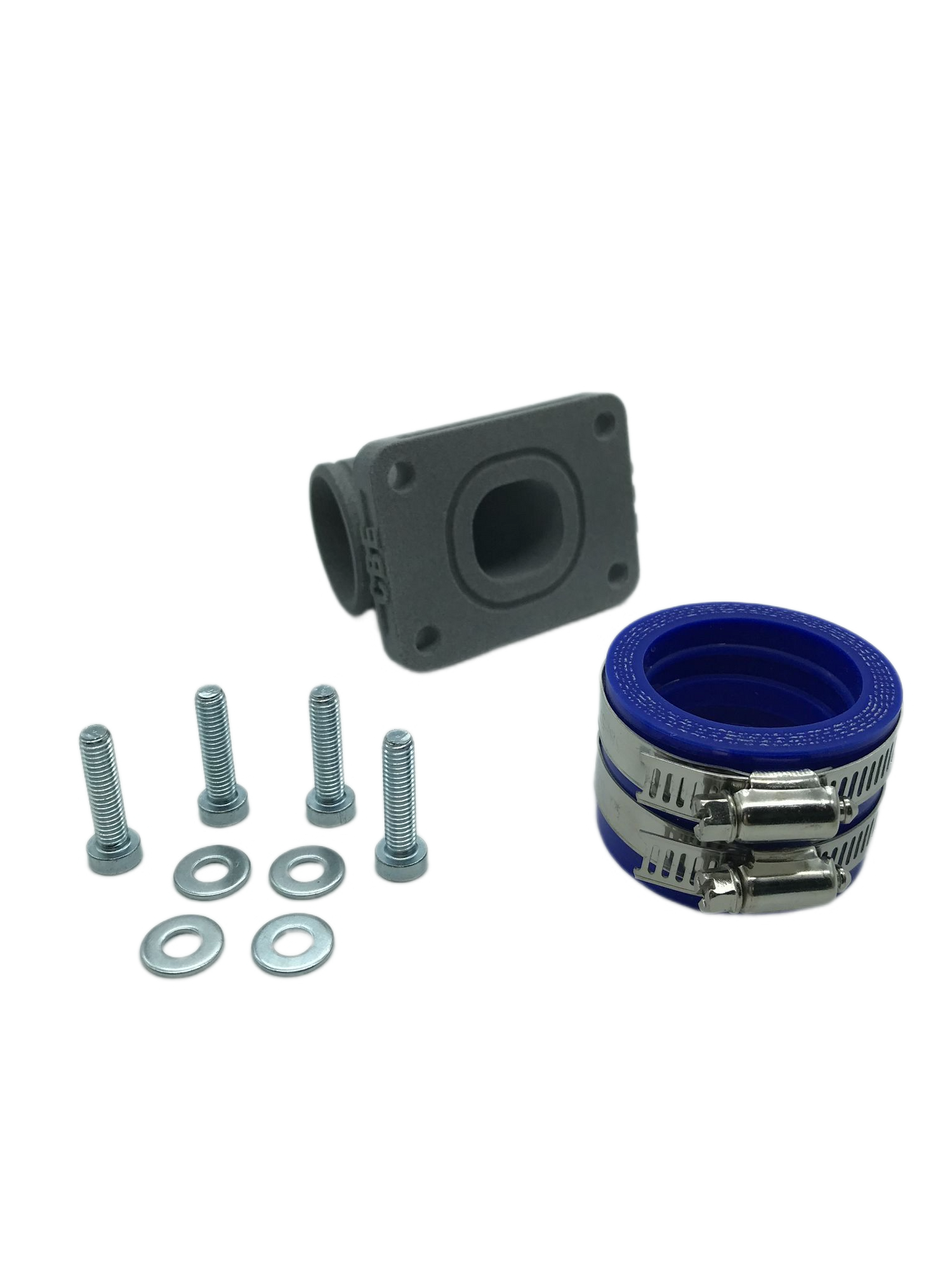 Pipe coudée Ø34 carter Malossi Peugeot 103 - PWK > Ø30mm